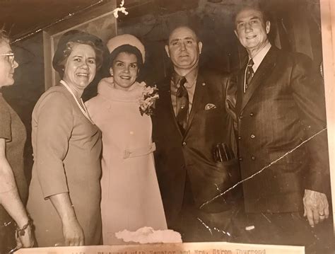 My grandparents with Strom and Nancy Thurmond at the christening of the