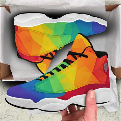 LGBT Air Jordan 13 Sneakers - RobinPlaceFabrics