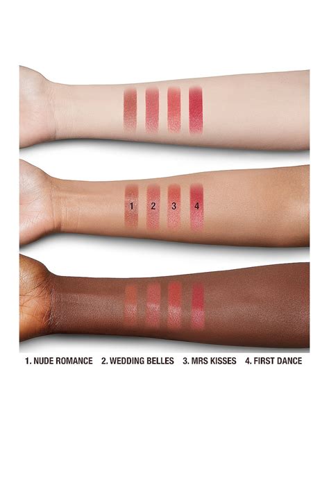 charlotte tilbury kissing lipstick  nude romance revolve