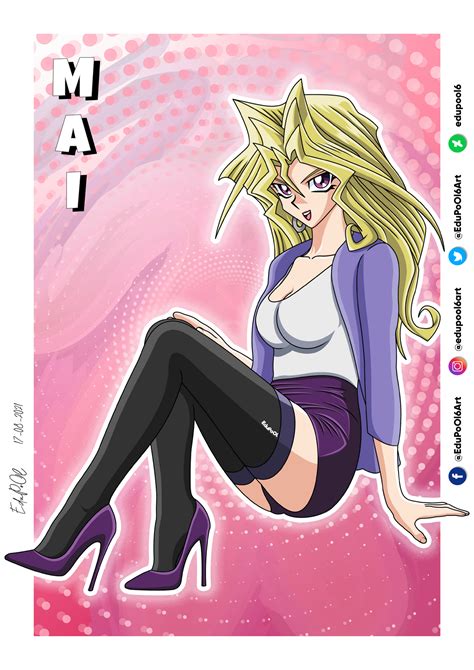 Mai Valentine (Mai Kujaku) Yu-Gi-Oh! by edupool6 on DeviantArt