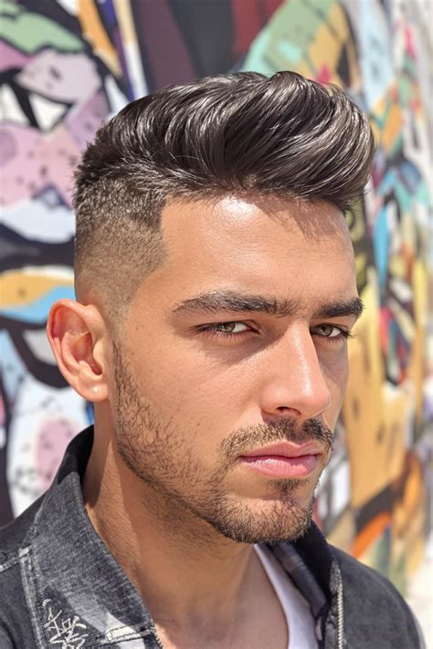 Modern men are choosing the long fade hairstyle for a sharp look
