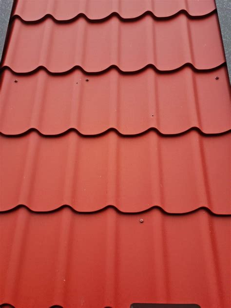 Blachodachówka, Kingas, Poliester standard RAL - połysk, RAL 3011 ...
