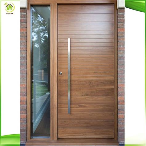 Modern Plain Solid Wood Main Door/100% Solid Oak Wood Door Models - Buy ...