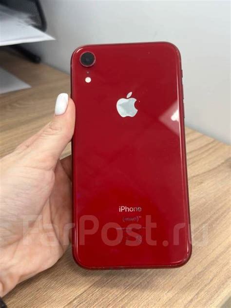 Apple iPhone XR - 64GB, 64 гб, 6.10", моноблок, красный, 4G LTE, б/у, в ...