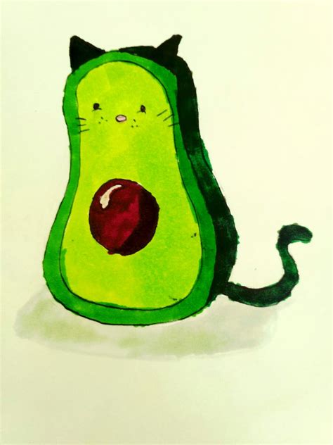 Кот-авокадо