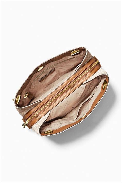 Michael Kors 35S9GTTM2B Jet Set Medium Chain Messenger Bag Vanilla ...