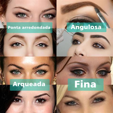 Sobrancelha Grossa E Arqueada - Tipos De Sobrancelhas Femininas - RETOEDU