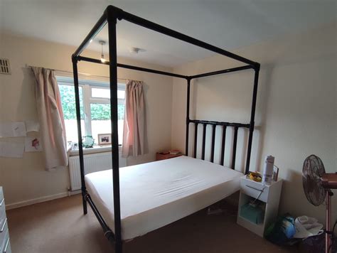 Bondage Four Poster Bed Frame Steel Scaffolding Frame for - Etsy Denmark