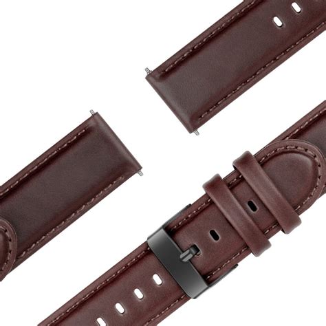 Samsung Galaxy Watch 4 Classic 46mm lederen band 'Classic' (donkerbruin ...