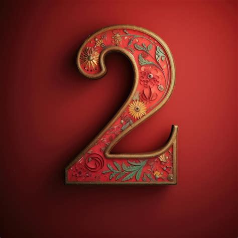 Premium AI Image | Number 2