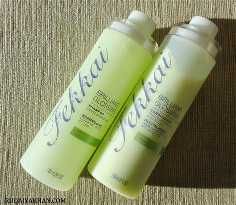Ruqaiya Khan: Fekkai Brilliant Glossing Shampoo and Conditioner Review