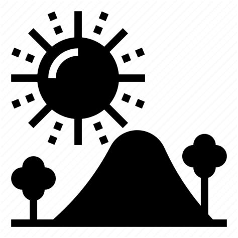 Desert, landscape, sand, sunny, wasteland icon