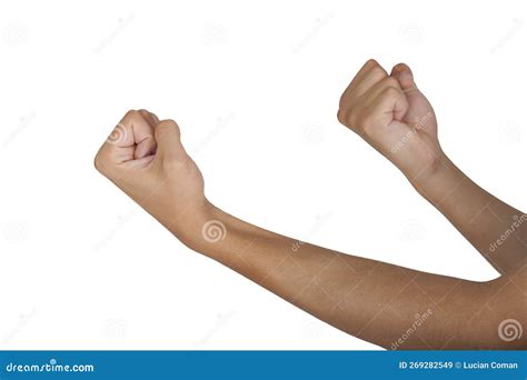 young man fists stock image image  finger horizontal