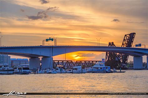 acosta bridge downtown jacksonville florida royal stock photo