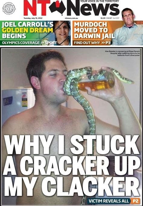 This Australian Newspaper Front Page Is Hilariously Crude