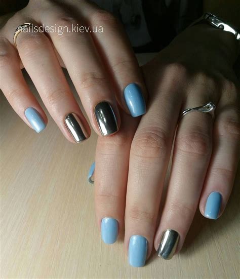 металлические ногти это просто #nailsdesignkiev #минимализмнаногтях # ...