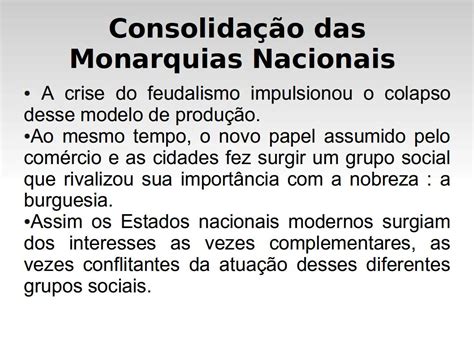 Descreva A Formação Das Monarquias Nacionais Europeias Na Idade Moderna