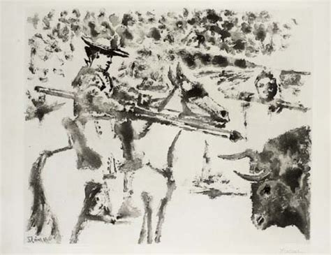 1952 Le picador (картина) — Пабло Пикассо (1881-1973) Период: 1943-1961