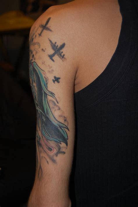 Hatsune Miku Tattoo Rear side. by XSirSlaughterX on DeviantArt