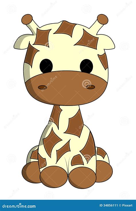 Cartoon Giraffe Face Drawings Giraffe Cartoon Baby Cute Vector Animals ...