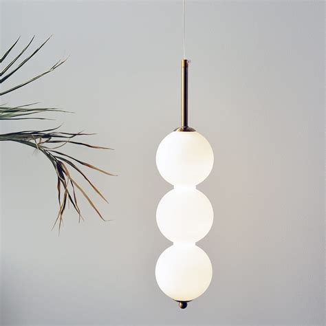 Lampa wisząca szklane kule bańki złota 3 ZOLTA