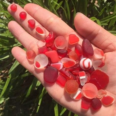 red sea glass red sea glass sea glass red