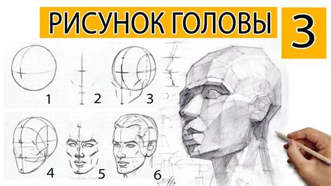 РИСУНОК ГОЛОВЫ #3 Как научиться рисовать голову? - YouTube