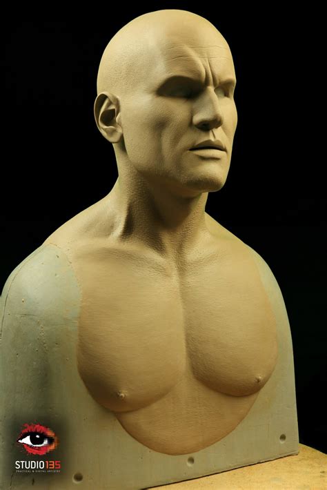 Bryan Silva - Chiseled Silicone Mask with Hand Punched Hair