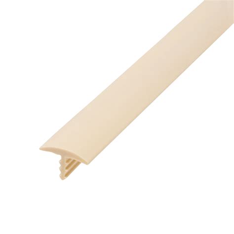 Outwater Plastic T-molding 1/2 Inch Beige Flexible Polyethylene Center ...