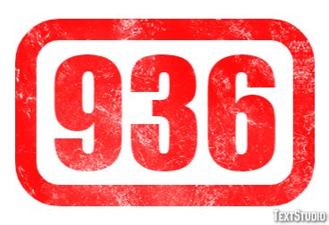 936 Text Effect and Logo Design Number