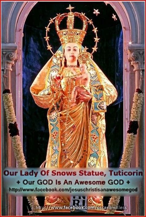 lady  snows tuticorin mother mary images jesus mary