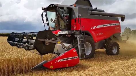 Kombainas MF 7345S MCS - YouTube