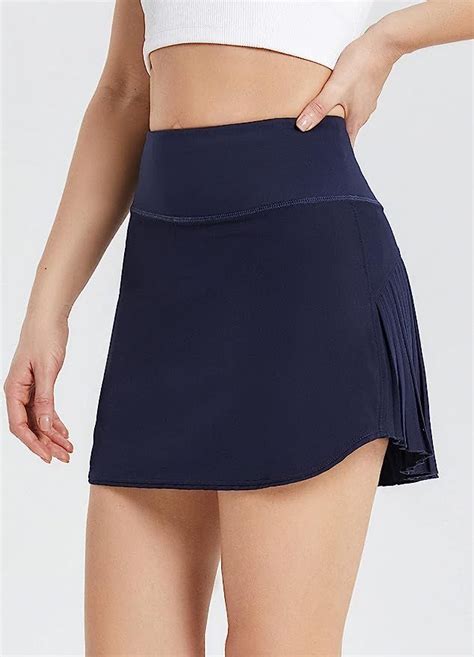 BALEAF Women's Pleated Tennis Skirts with Shorts Pockets