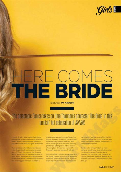 Danica Thrall – LOADED Magazine (UK) – November 2015 Issue – celebsla.com