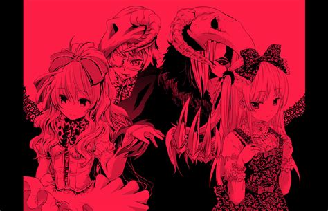 kazumiya akira shoujo gensou necrophilia dress eyepatch monochrome