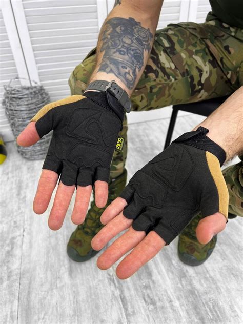Купить Мужские тактические штурмовые беспалые перчатки койот mechanix ...