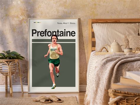 Steve Prefontaine Poster, Running Poster Modern Running Print
