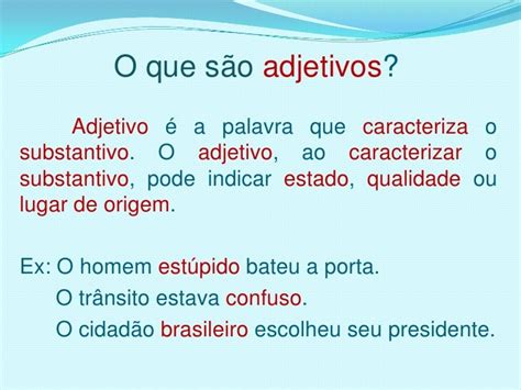 www.CentroApoio.com -Português - Adjetivos - Vídeo Aula