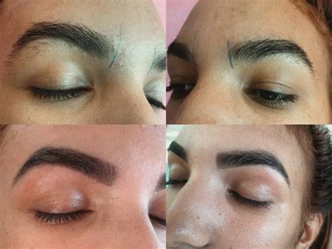 Diseño de cejas. Depilado con cera y pigmentación con Henna