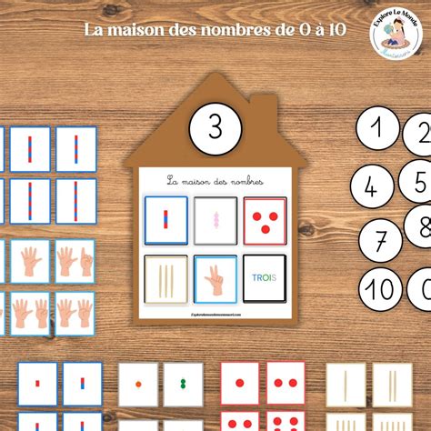 la maison des nombres explore le monde montessori