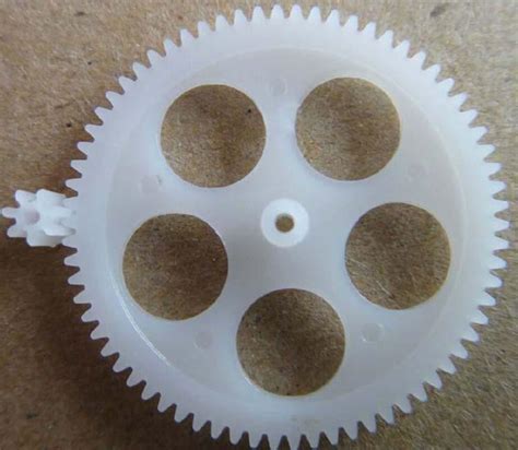 plastic single stage spur gear   teeth  firgelli