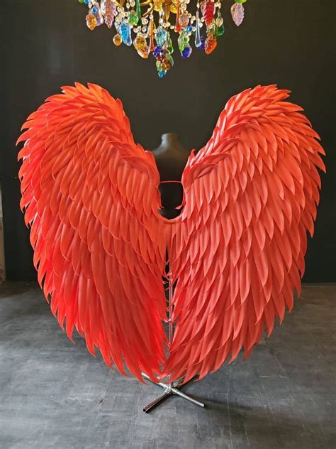 Angel wings costume Red devil wings adult cosplay angel | Etsy