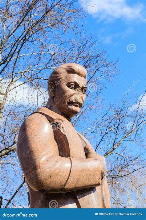 Monument To Stalin. Park of Arts `Museon` Editorial Stock Photo - Image ...