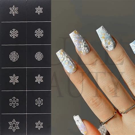 OPHIR Airbrush Nail Stencils 20x Airbrushing Template Sheet Stencil for Airbrush Nail Art Paint ...