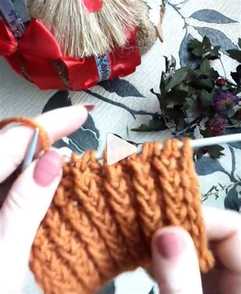 knit knitting sample video tutorial
