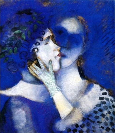 Blue Lovers, 1914 - Marc Chagall - WikiArt.org
