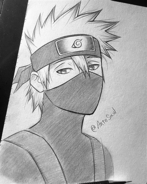 Little Kakashi sketch I did to my IG : r/Naruto