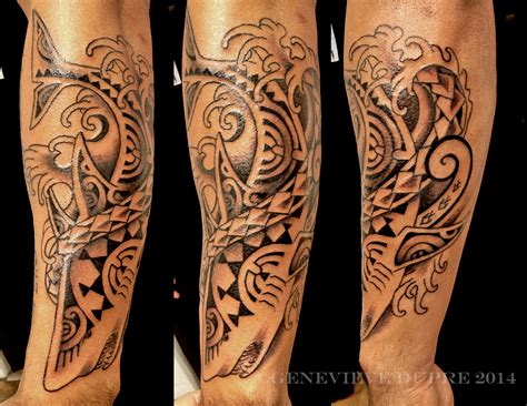 Polynesian Forearm Tattoo