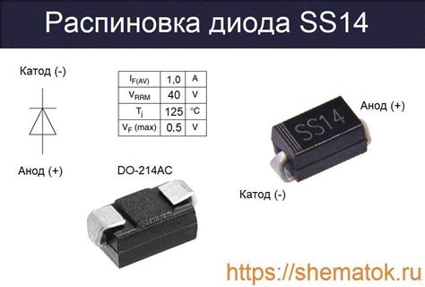 SS14 Диод характеристики: datasheet, аналоги и способы проверки