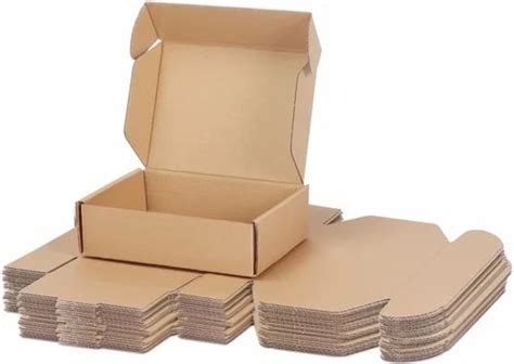 10.50x10x2.50 Inch 3 Ply Self Lock Brown Box, 5 Kg at ₹ 12/piece in ...